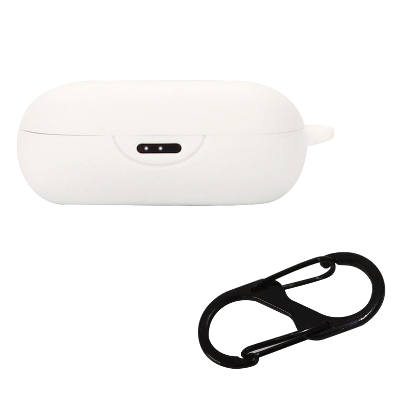 Draadloze Headset Beschermhoes Voor Anker Soundcore Sport X10 Hoes Siliconen Beschermend Omhulsel Wasbare Behuizing Anti-Stof Hoes: WIT