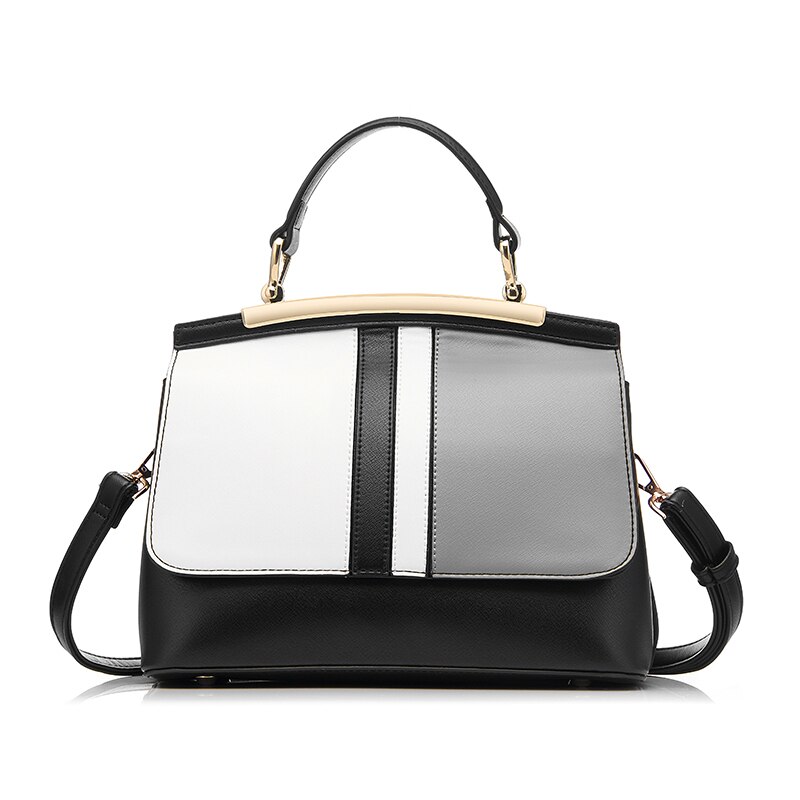 Realer Vrouwen Handtas Mode Patchwork Patroon Tote Tas Met Top-Handvat Kunstmatige Lederen Schoudertas Crossbody Tassen: Default Title