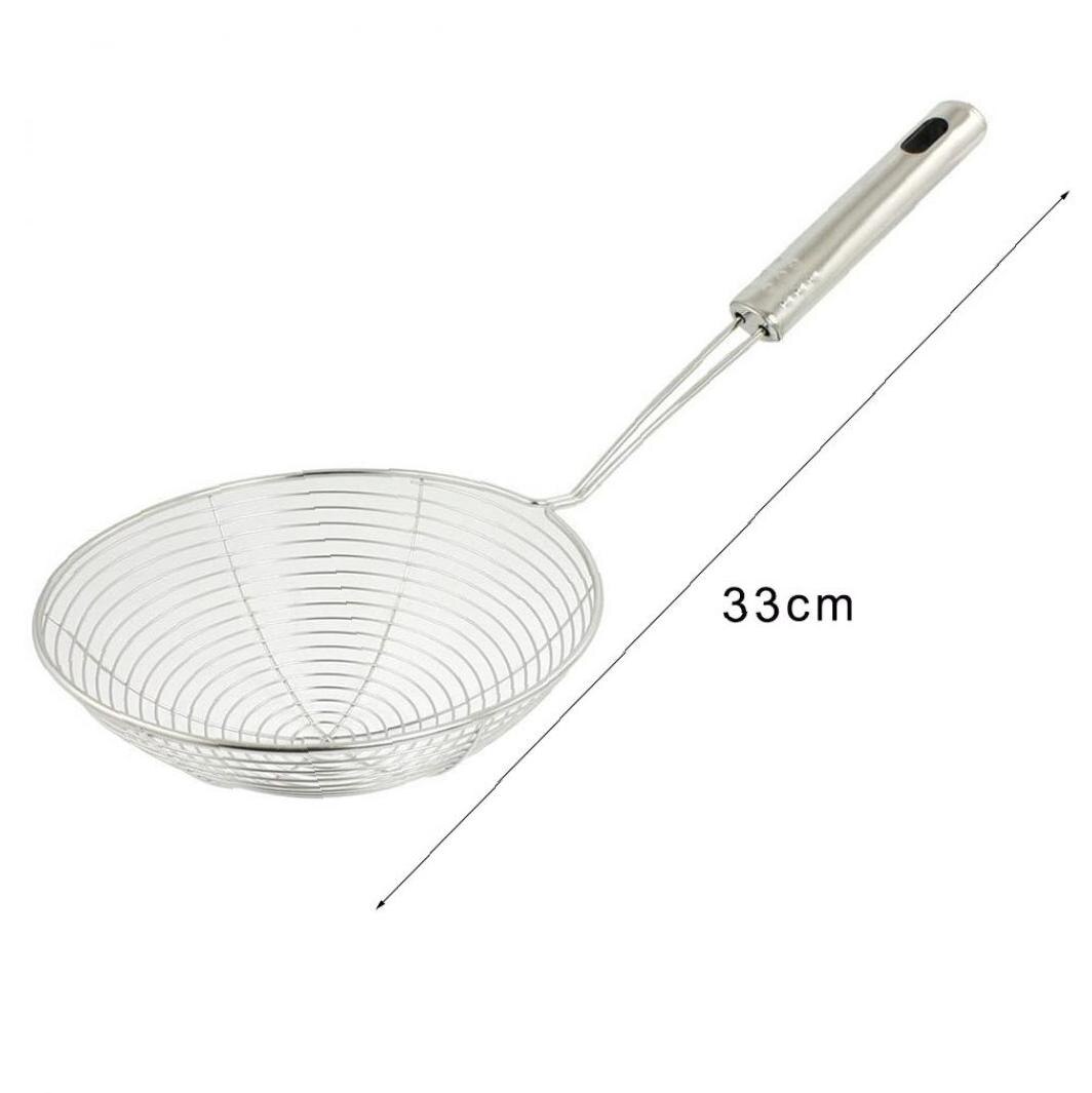 Zeef Skimmer Rvs Spider Zeef Pollepel Voor Pasta Spaghetti Noedels En Koekenpan In Keuken 12 Inch Kom