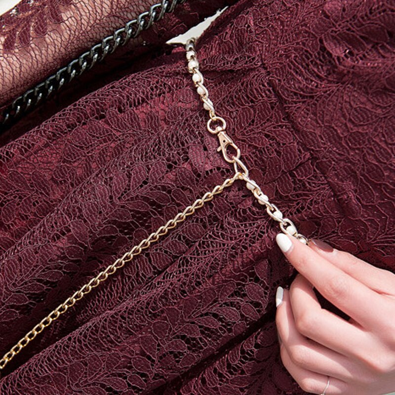 Ladies Metal Adjustable Thin Ladies Waist Chain Women Strap Dress Belt Pearl Decorative Clothes Accessories