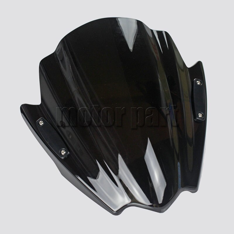 Motorcycle Windshield For KTM 390 200 125 690 Duke R 390Duke 200Duke 1290 Super DukeR ABS Plastics Windscreen Deflectors Black
