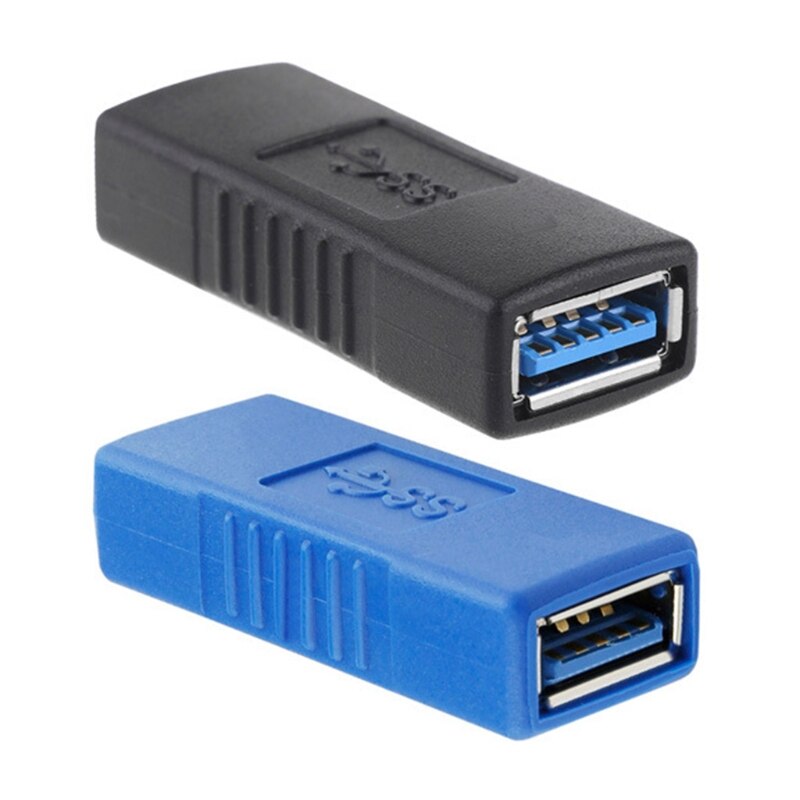USB 3.0 typu A Adapter żeński do żeńskiego przejścówka męsko-żeńska przewód łączący Adapter do laptopa