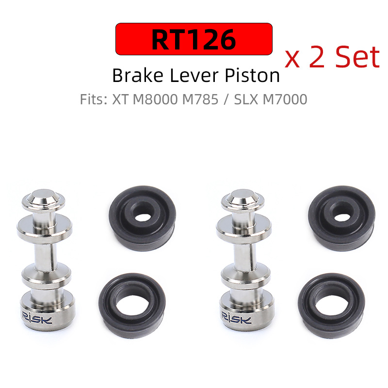 RISK-pistón de palanca de freno de bicicleta de titanio para Shimano XT/SLX/XTR, pinza de freno de disco hidráulico, piezas de reparación de bicicleta de carretera MTB: Morado