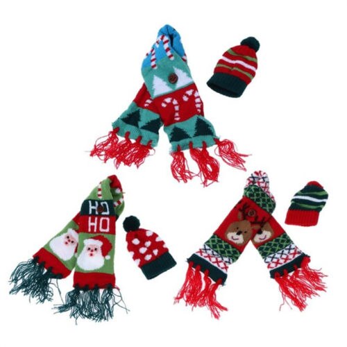 Kerst Wijnfles Covers Kerstman Tafel Party Decor Xmas Wrap Top Hoed Sjaal