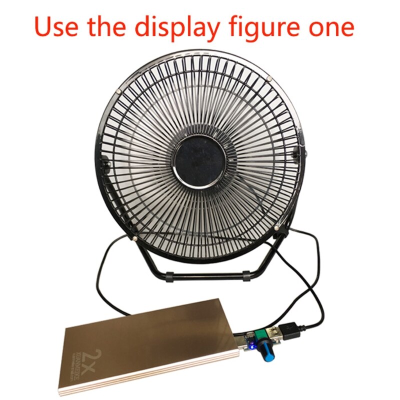Contrôleur de vitesse de ventilateur USB DC 4-12V réduisant le bruit régulateur de réglage multi-décrochage