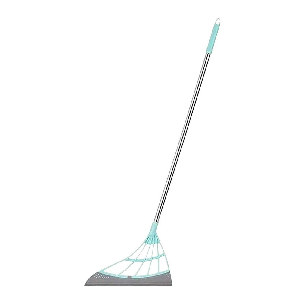 2-in-1 Sweeper Magic Broom Multifunctional Adjustable Wiping Sweeper Floor Squeegee Hair Remover Squeegee For Shower: Green