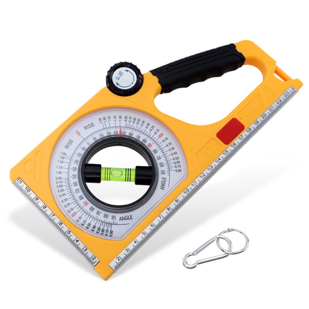 With Magnetic Base Bevel Protractor Slope Measure Instruments 1PC Multi-functional Multifunction ABS Engineering Inclinometer