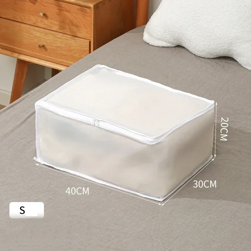 Onderbed Quilt Opbergtas Opvouwbare Quilt Tas Garderobe Kleding Opbergdoos Stofdichte Organizer Grote Capaciteit Quilt Opbergtas: Roze