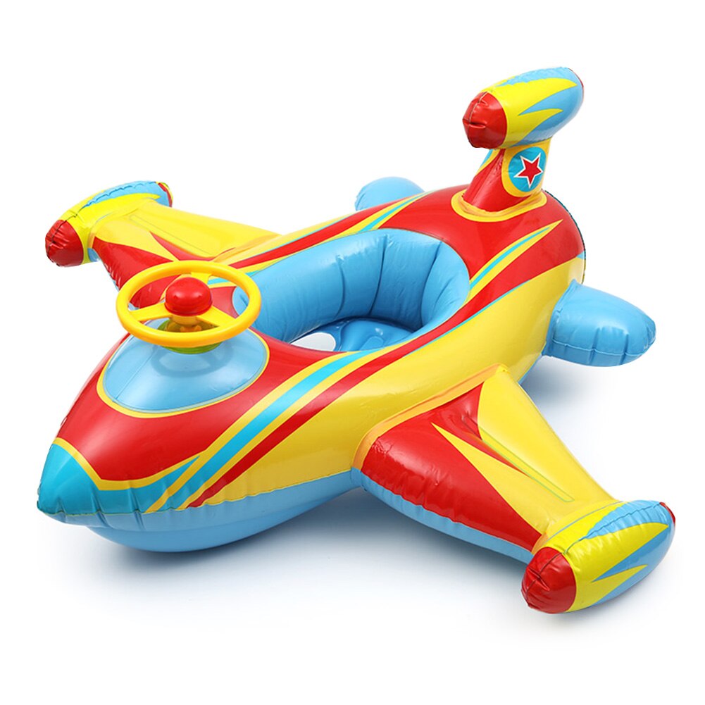 Cartoon Vliegtuigen Baby Zwemmen Ring Kinderen Opblaasbaar Zwembad Float Cirkel Zetel Zomer Opblaasbare Cartoon Zwemmen Ring Water Floatin: 03