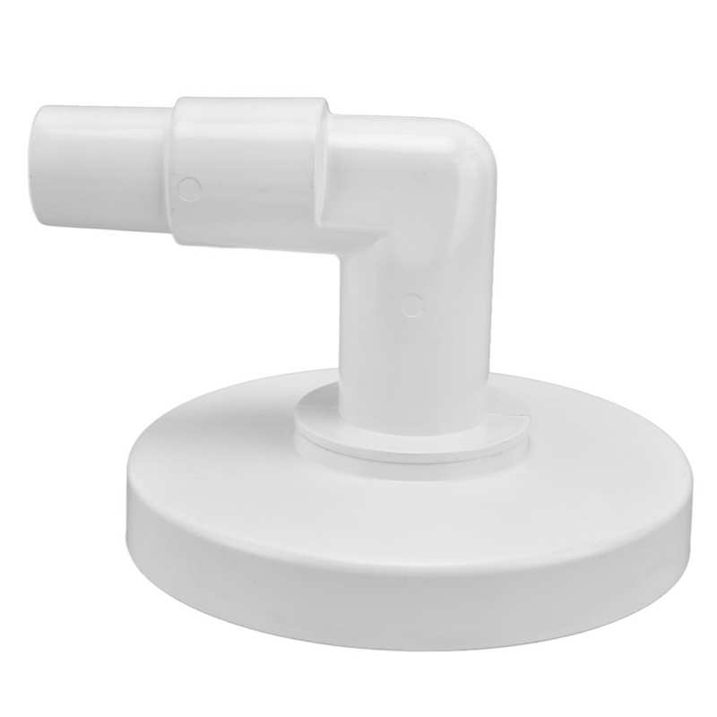 Vacuum Plate Adapter Exquisite Wear Resistant Plastic 15CM Skimmer Vacuum Plate with 90° Elbow for Swimming Pool