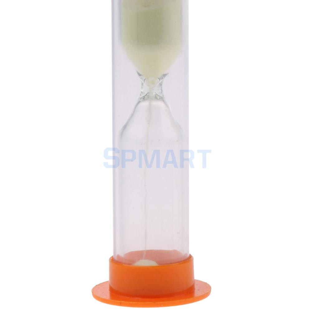 MagiDeal 1 Minute Kunststoff Sand Timer mit Orange Rahmen Party Requisiten Glow in The Dark für Home-Office Schreibtisch Tisch dekoration Spielzeug