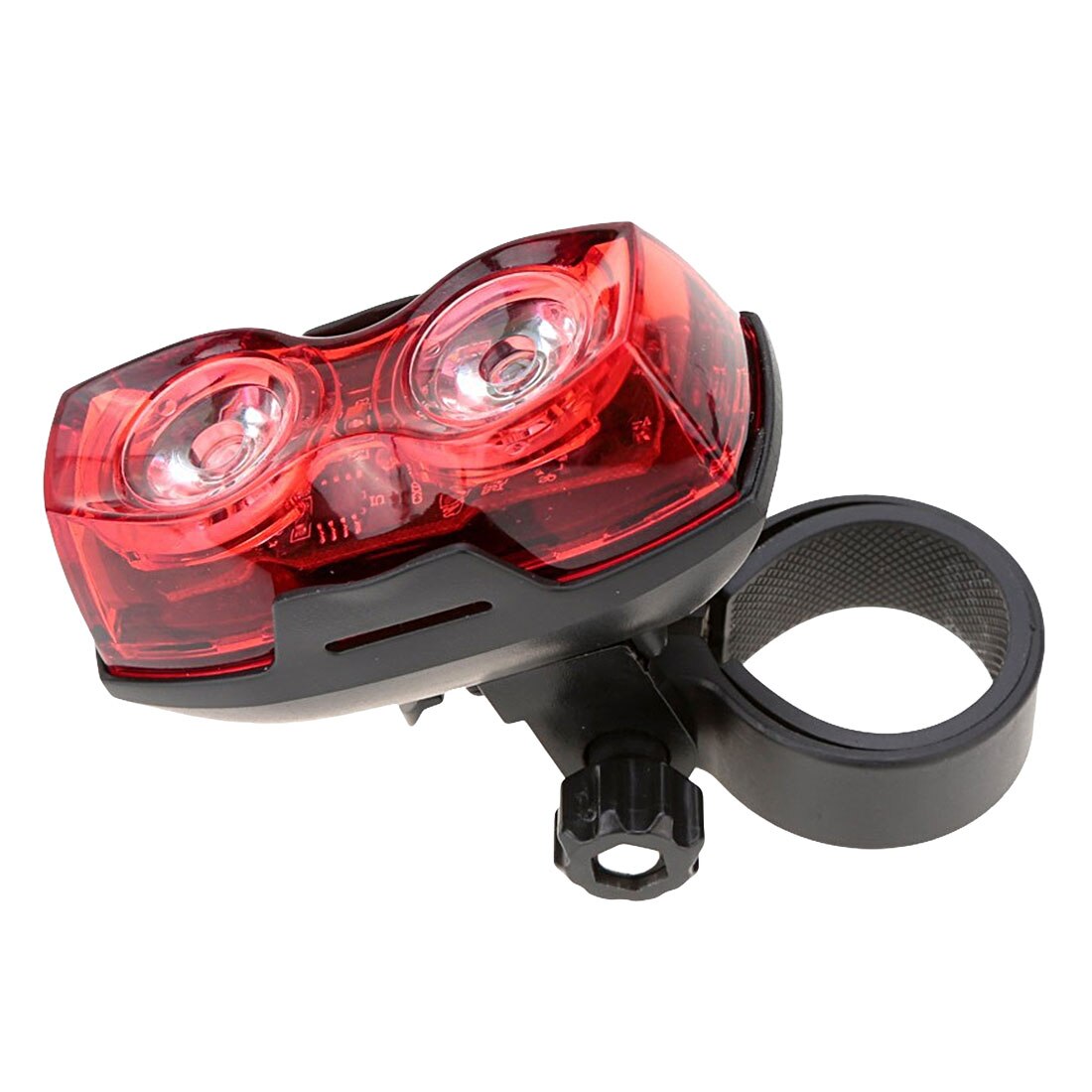 2 Led Fietslicht 3 Mode Bike Achterlicht Lantaarn Waterdichte Fietsen Veiligheidswaarschuwing Flashing Achterlichten Lamp Fietsen: Red transverse