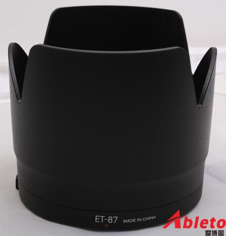 Nouvelle Ableto ET-87 remplacer ET-87 pour Canon 70-200mm f2.8L NOUS USM II Fleur Lens Hood ET-87 EF70-200 F2.8 F2.8L