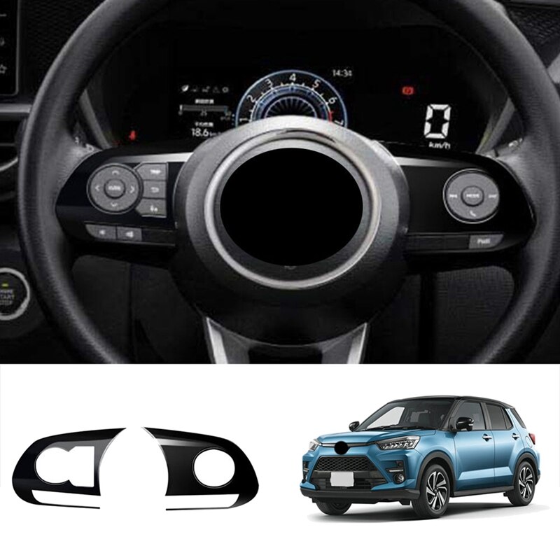 Car Steering Wheel Cover Trim Decorative for Toyota Raize 200ROCKY Series: Default Title