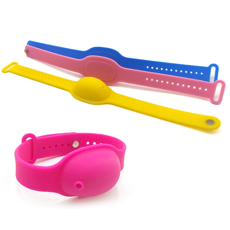Hand Sanitizer Wristband Silicone Watch Strap Children No-Clean Hand Sanitizer Bracelet Adult Silicone Bracelet Hand Sanitizer