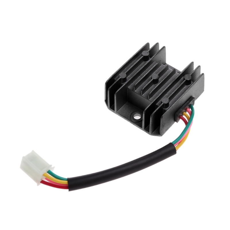Rectificador regulador de voltaje para motocicleta, ATV GY6 50 150cc, 4 cables, barco, , 1 ud.