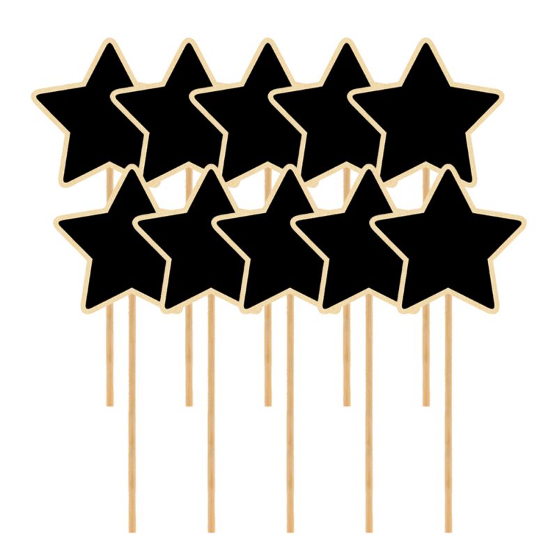 Wedding Party Message Board Small Wood Blackboard Shop Window Decoration.Display Board DIY Props 10PCS.: 2D