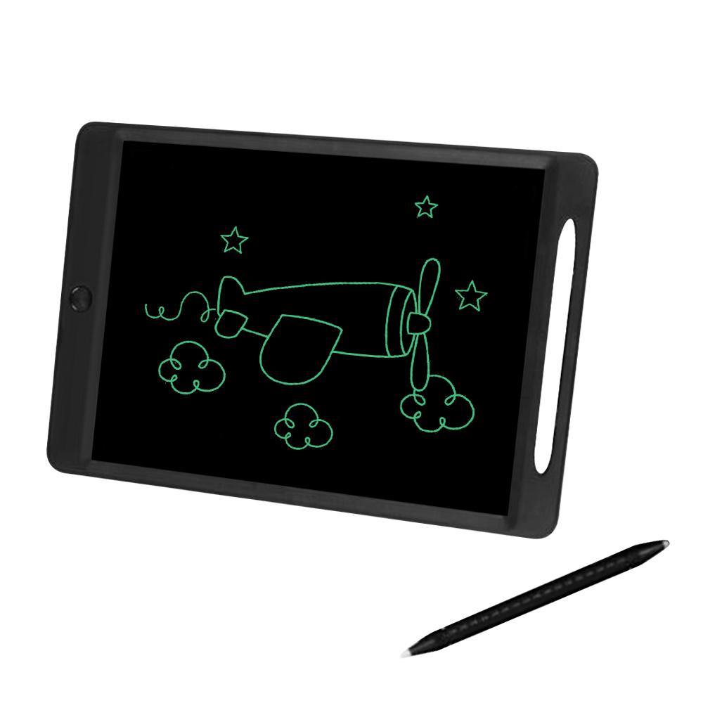 11.5 In LCD Writing Tablet Pressure-sensitive Double-headed Pen Drawing Board Handwriting Paper Doodle Pad for School Office: Black Single-colored