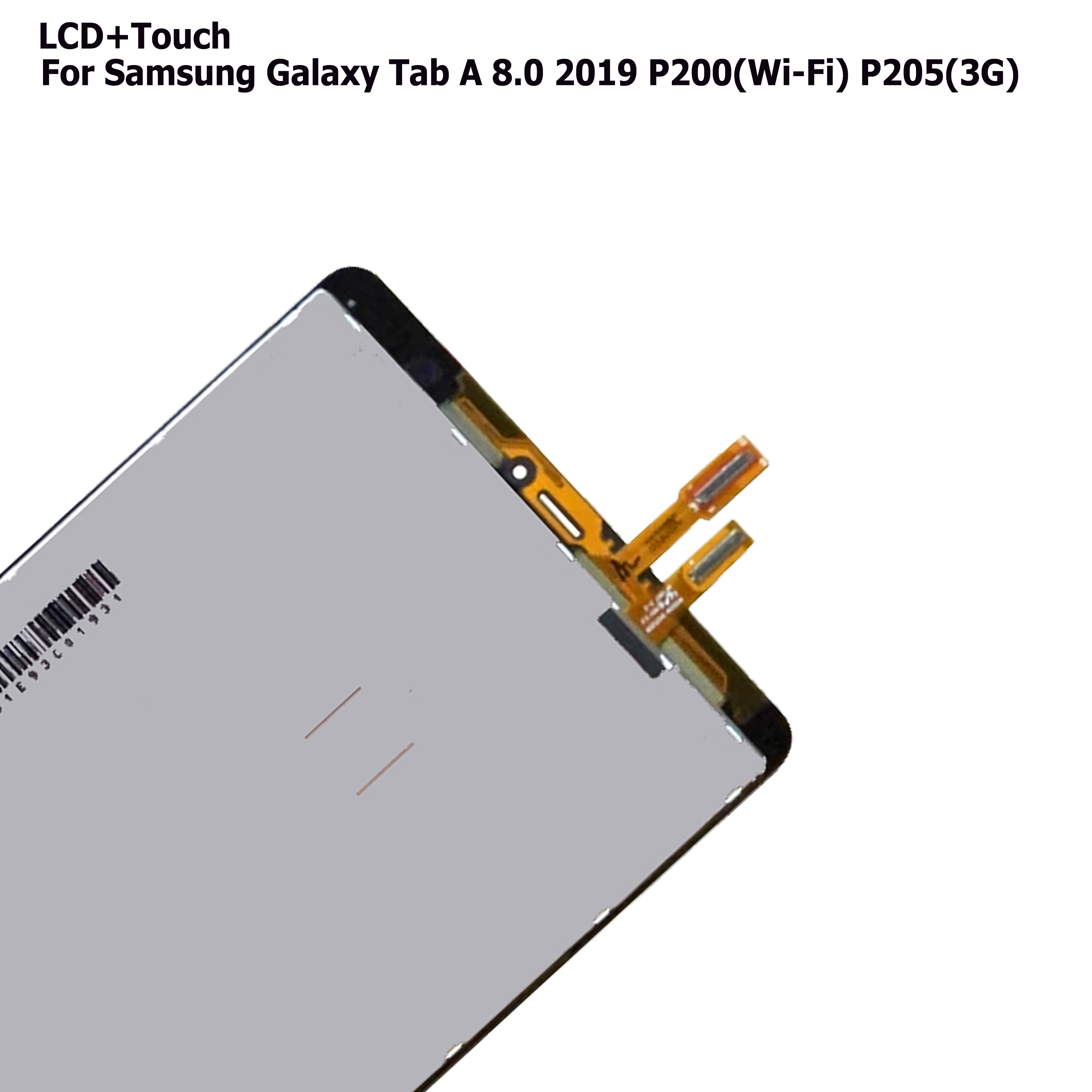 8.0&#39;&#39; For Samsung Tab A SM-P200 SM-P205 P200 P205 LCD Display Monitor Touch Screen Digitizer Panel Assembly WIFI/3G