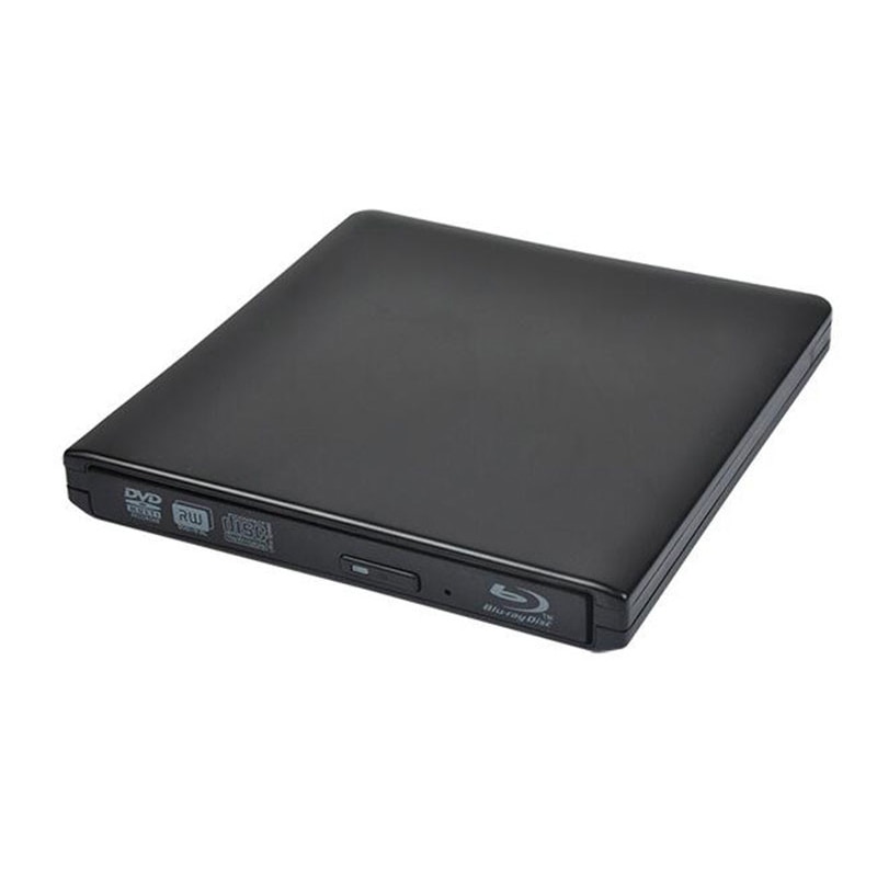 Eksternt bluray-drev usb 3.0 optisk drev bd-rw-brænderforfatter portatil ekstern blu ray-afspiller cd / dvd rw til pc / bærbar / æble: Default Title