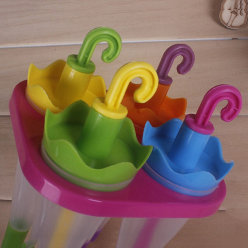 Umbrella Shape Make Frozen Juice Ice cream ice-lolly Yogurt Popsicle Maker Molds