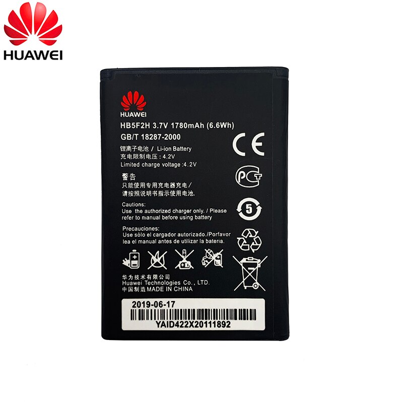 100%  original 1780 mah  hb5 f 2h för huawei  e5372 e5373 e5375 ec5377 e5330 e5336 e5351 e5356 ec5377u-872 e5356s-2 e5330bs-2 batteri