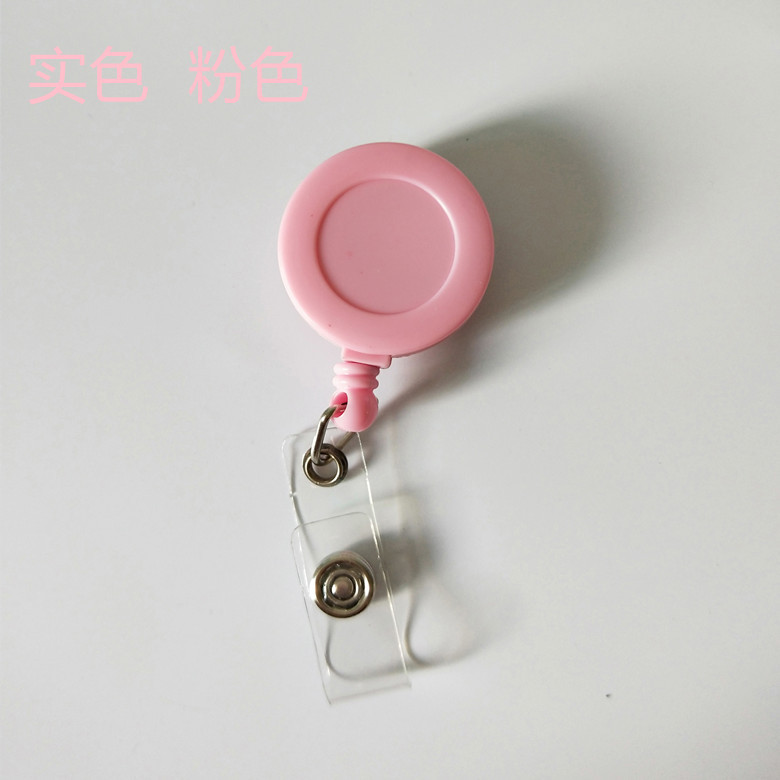 Intrekbare badgehaspel Medische werknemer Werkkaart Clip Arts Verpleegkundige ID Naamkaart Display Tag Personeelskaart Badgehouder Accessoires: violet