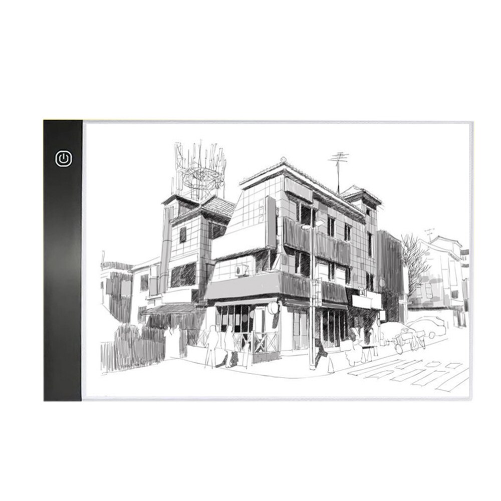 A4 Ultra-Thin Led Light Pad USB Powered Painting Tracing Panel A4 Copyboard for Cartoon Tracing Pencil Drawing Viewing