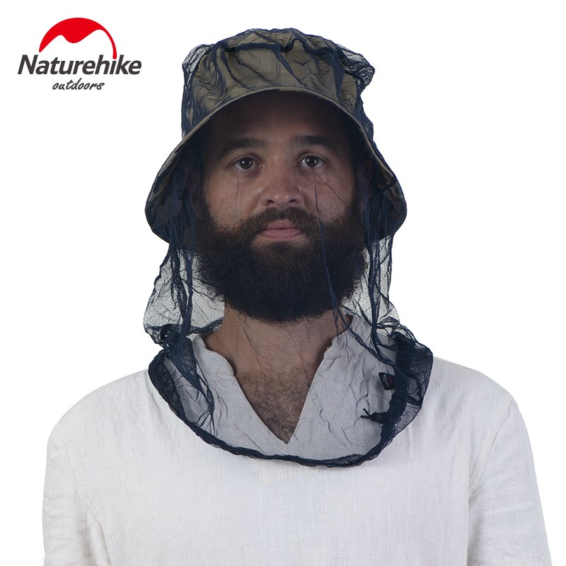 Naturehike Vissen Caps Muggen Hoofd Helm Netto Mesh Insect Slip Masker Hoofd Netto Outdoor Sport Anti Mosquito Camping Hoed