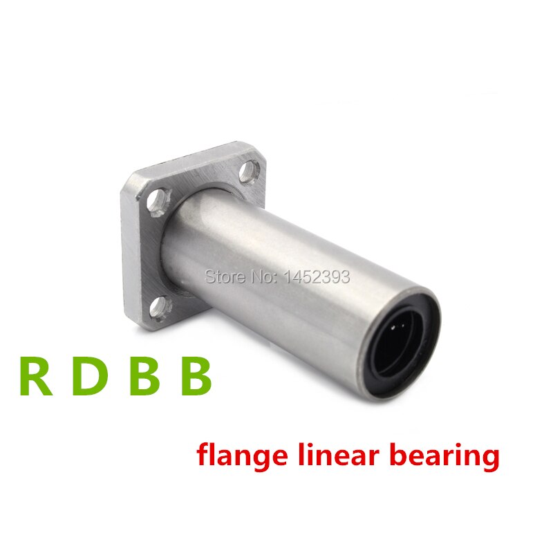 LMK35LUU 35mm bearing square flange long linear ball bearing for 35mm linear guide rail rod round shaft cnc bearing