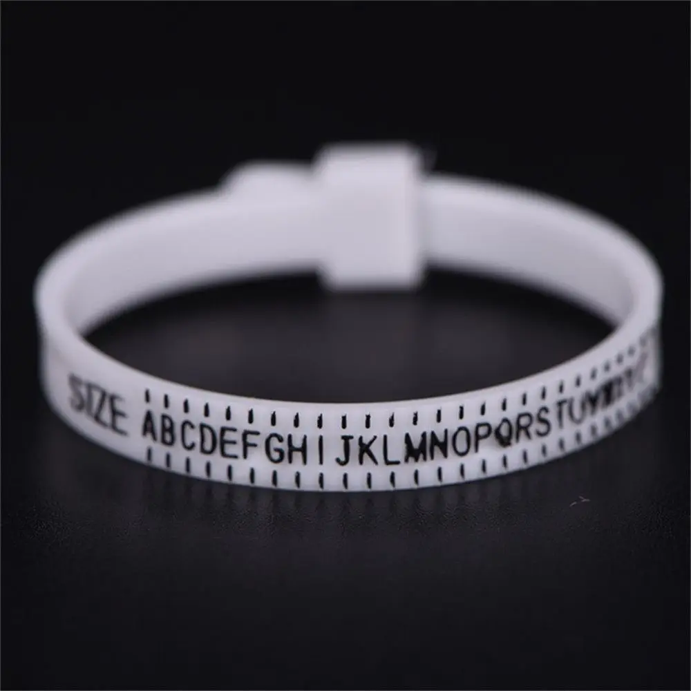 Pierścień Sizer środek z lupa palec Gauge oryginalny Tester palec cewki pierścień narzędzie rozmiar UK/US/ue/JP rozmiar miara pierścień Sizer: Niebieski