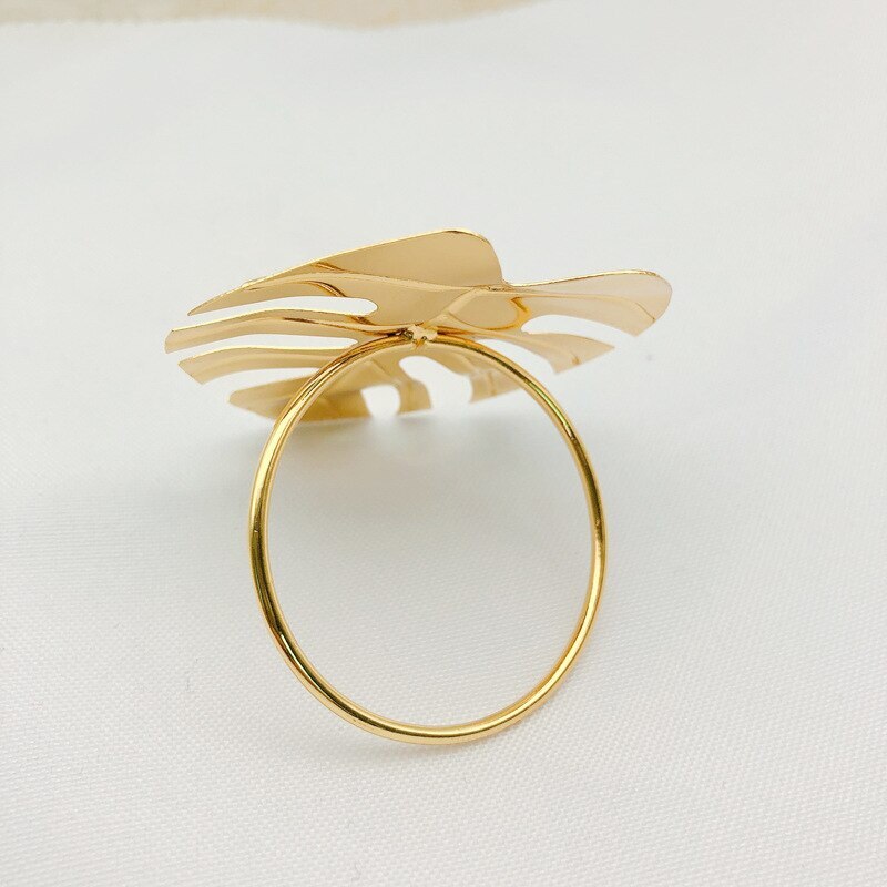 1Pc Servetringen Set Bladeren Servetring Houders Decoratieve Servet Gesp Wedding Party Dinner Table Decor