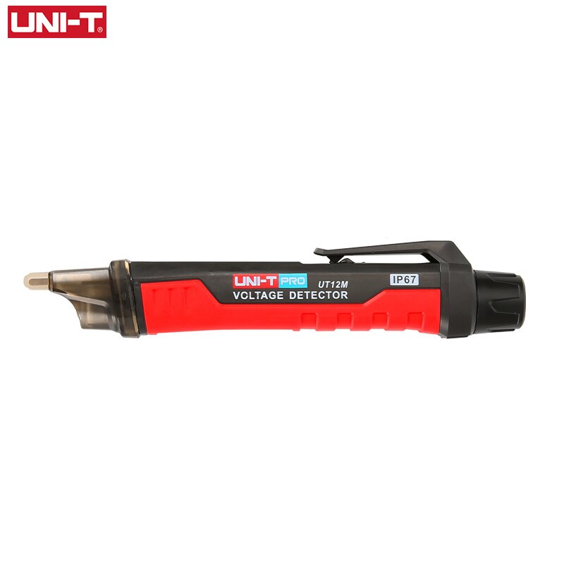 Uni-t  ut12e ut12m stikkontakt vegg ac spenningsdetektor indikator 24v-1000v berøringsfri volt strøm elektrisk sensor testpenn