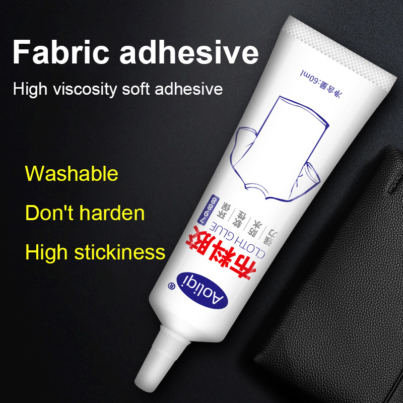 Fabric Sewing Glue Multi Sewing Glue Liquid Instant Transparent Super Strong Glue Universal Strong Sealers Glue Repair Tool Glue