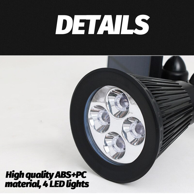 Solar Outdoor Spotlight Landscape Yard Decor Lawn Lamps IP65 Garden Lighting LED Spot Light Home Courtyard Street Light