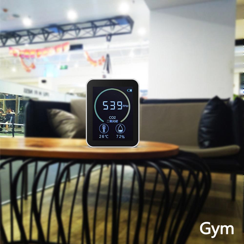 Indoor Air Monitor Lcd Digital co2 Air Meters Real Time TFT Intelligent Air Sensor Tester co2 Detector