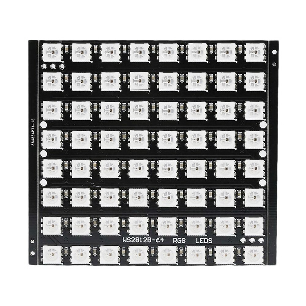 8x8 64 LED Matrix WS2812 LED 5050 RGB Full-Color Driver Board For Arduino
