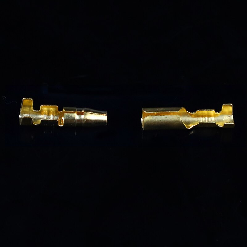 4.0 bullet terminal car electrical wire connector diameter 4mm pin set 50sets=200pcs Female + Male + Case Cold press terminal