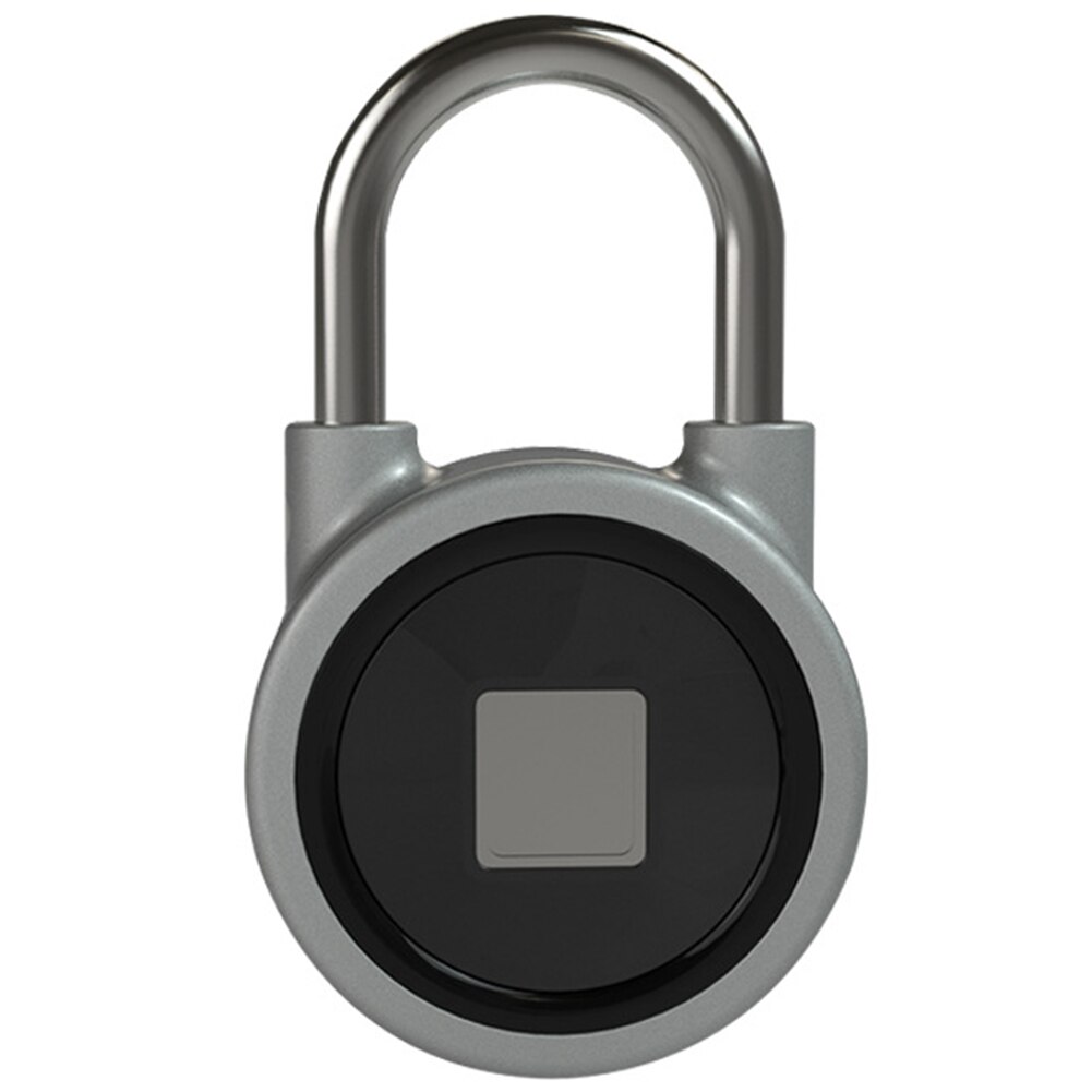 Padlock Keyless Box Smart Lock Cabinets Bluetooth Door Fingerprint Safety Unlocking Monitor: Default Title