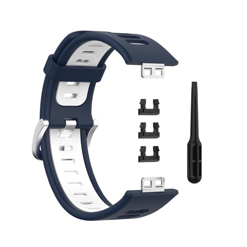 Geeignet für Huawei Uhr Fit Schnalle Silikon Strap Edelstahl Kopf Korn Einfache Feste Farbe Sport Armband Zubehör: 12