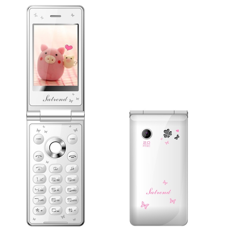 Flip Telefoon D11 Dual Sim 1800Mah Card Vrouwen Meisjes Lady Leuke Led Zaklamp Mobiele Telefoon Kuh Celular Hoofdtelefoon