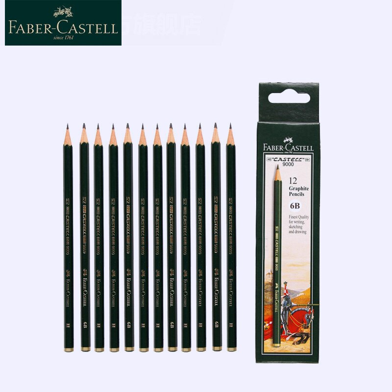 Faber-Castell 9000 Bleistifte 12/16 Stck einstellen Schule Bleistift Graphit Bleistift für Zeichnung Und Skizzieren Stift einstellen