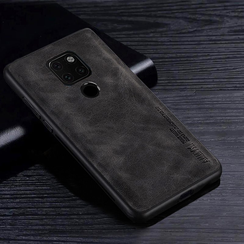 Classics Popular TPU Silicone case For Huawei Mate 20 20X 5G Pro Case leather For Huawei Nova 5i 5Z Pro Mate 30 Lite case: aluminum / black