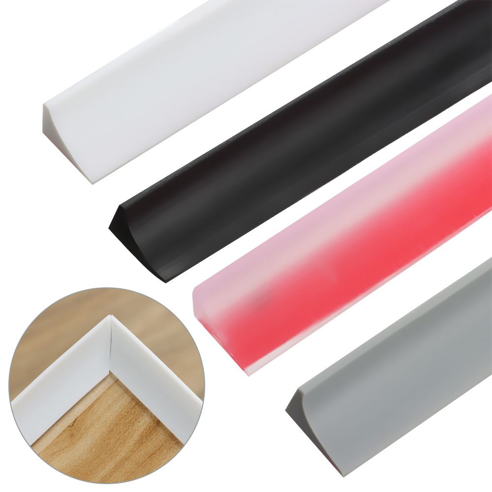1Pc Zelfklevende Siliconen Waterkerende Strip Badkamer Water Stopper Buigbare Deur Bodemafdichting Strip Douche Dam Barrier