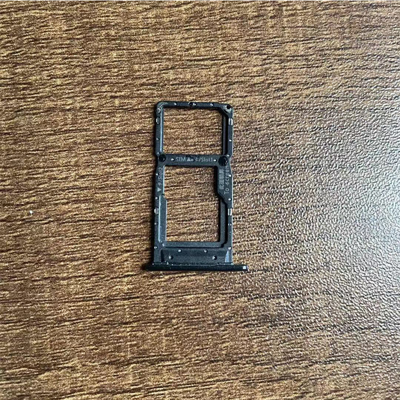 10Pcs For Huawei Honor 10 Lite P Smart Sim Card Tray Slot Holder Connector SD Card Holder Repair Parts: P Smart 2019 Black
