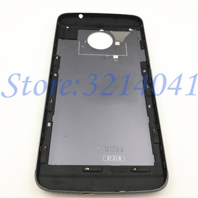 Original para Motorola Moto (4ª generación) E4 XT1762 XT1763 E4 Plus XT1770 X1771, carcasa trasera para batería, Panel de puerta trasera, funda carcasa