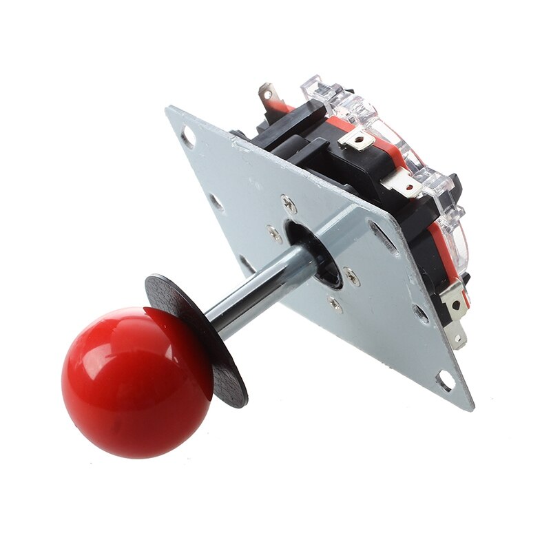 Pin 8 modos Joystick rojo de pelota para máquina de arcade consola recreativa