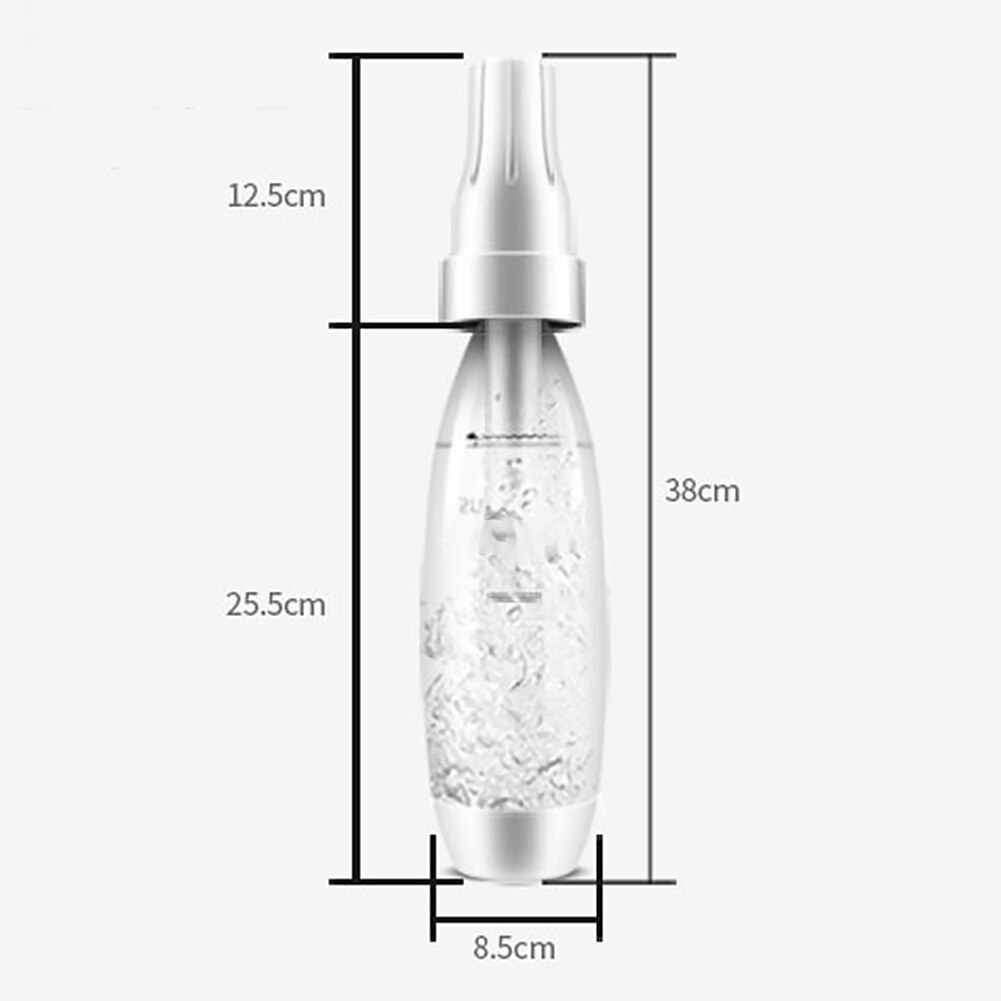 Bärbar manuell bubbla vatten läsk maskin mini kolsyrad läsk resa juice läsk mousserande vatten maker spritzers