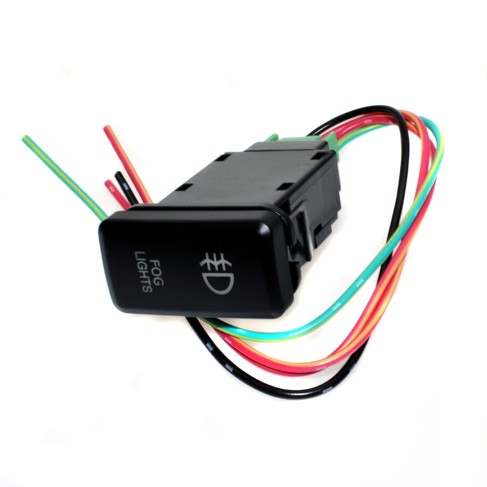 Interrupteur Bouton Poussoir 4 Fils Pour Toyota FJ Land Cruiser Prado - Feux Antibrouillard LED, Rétroviseur Chauffant, Radar