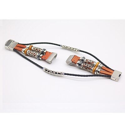 Retro Leder Armband armband für Fitbit Gebühr 3 Band Ersatz Uhr Band für Fitbit Gebühr 3 Smart Armband Zubehör: brown